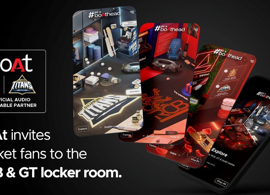 Ultimate Fan Experience: boAt Invites cricket fans to the RCB & GT locker room.