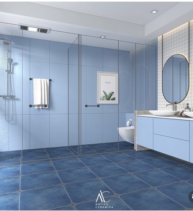 Antica Ceramica's Bathroom Wall & Floor Tiles Collection represents a fusion of innovative design, functionality, and contemporary trends, providing homeowners with a comprehensive solution