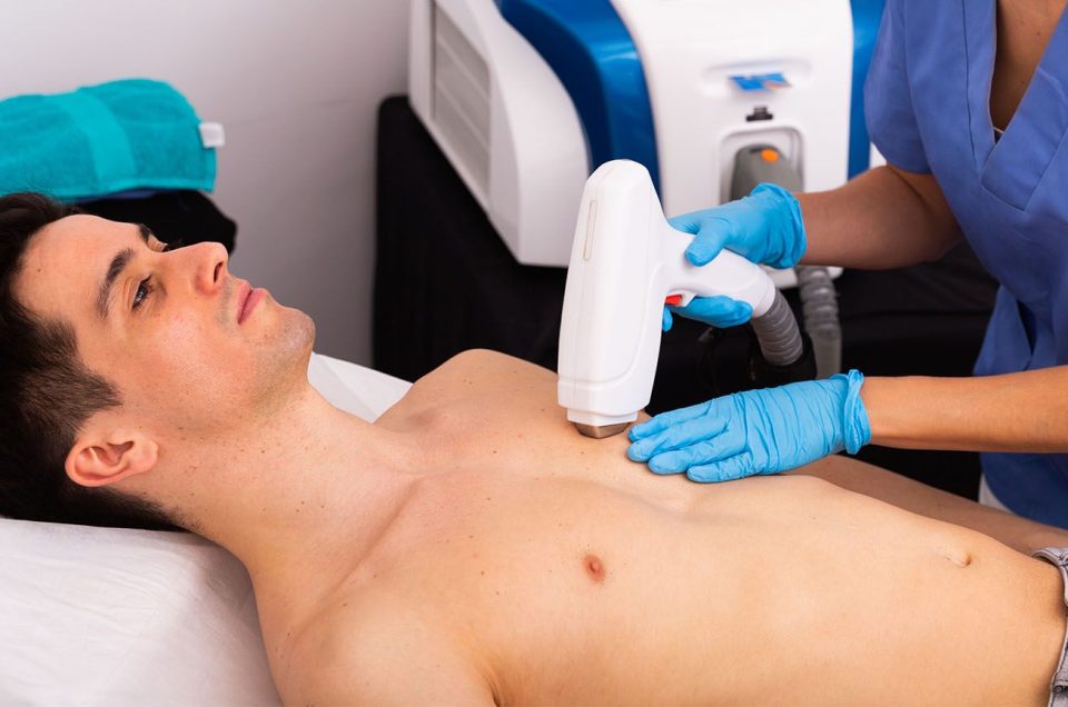 Lasers can selectively target dark, coarse hairs while leaving the surrounding skin undamaged