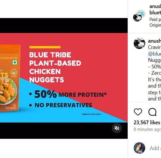 Virat and Anushka Star in Blue Tribe Food's Latest Video Campaign