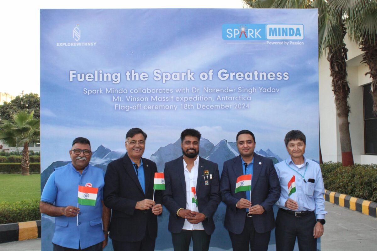 Spark Minda Partners with Mountaineer Dr. Narender Singh Yadav