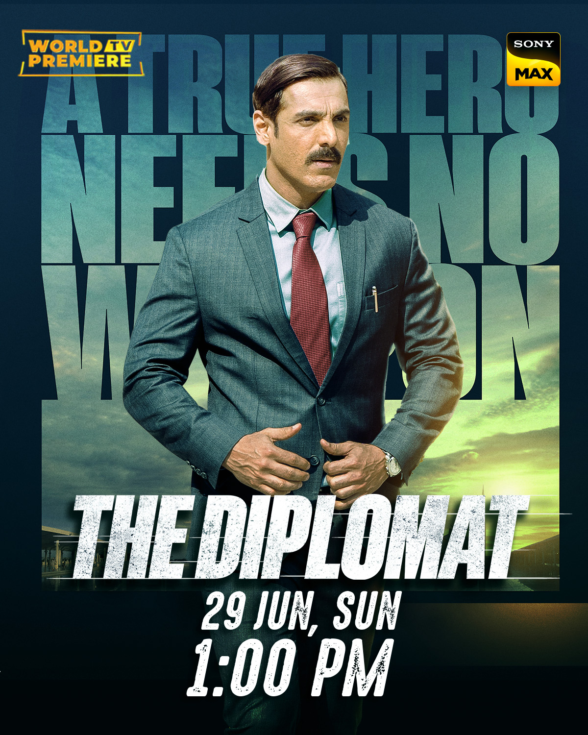 The Diplomat, only on Sony MAX.