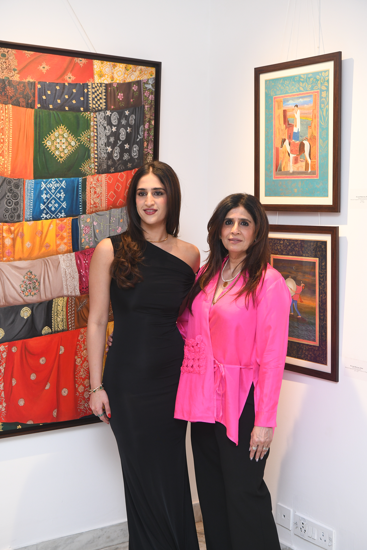 Continuum art exhibition at The Art Hub Gallery Gurgaon featuring immersive installations and artworks displayed across living spaces including rooms, hallways, and outdoor areas.