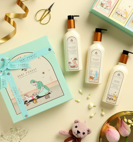 Baby Forest Maasoom Petika Ayurvedic baby care gift set for a baby's first Raksha Bandhan
