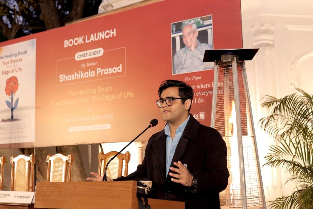 An Evening of Healing, Hope, and Humanity: The Healing Brush Unveiled at Delhi Golf Club 116 SAYAN BAJAJ
